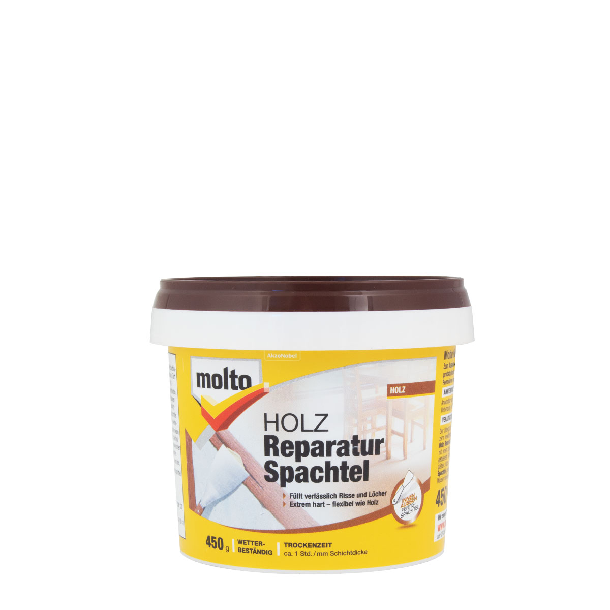 Molto Holz Reparatur Spachtel 450g Molto Holz Reparatur Spachtel Extrem Hart aber flexibel